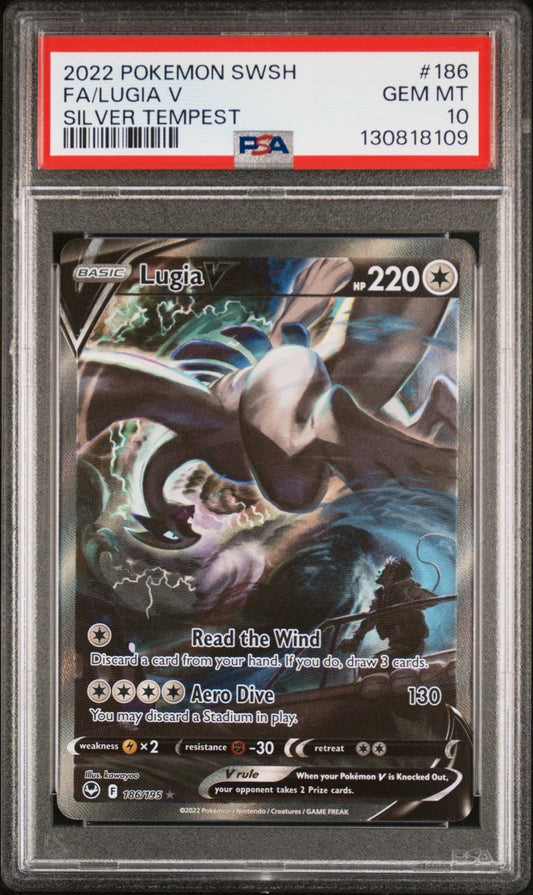 PSA10- lugia v -#186