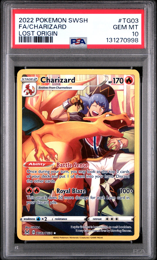 PSA10- Charizard -#TG03