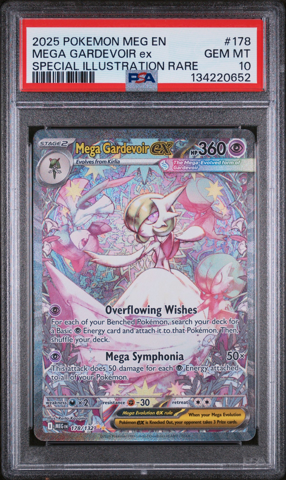 PSA10- mega gardevoir ex -#178