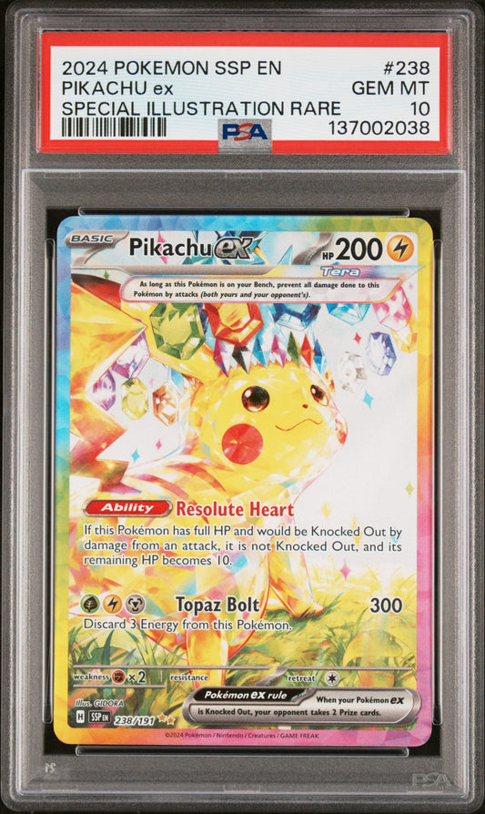 PSA10- Pikachu ex -#238