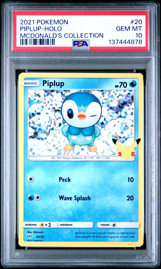 PSA10- piplup -#20