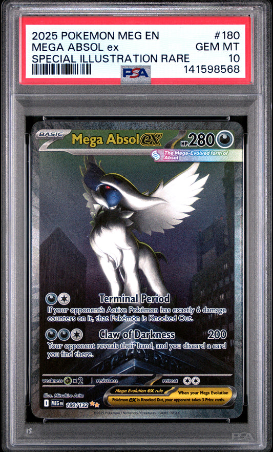 PSA10- mega absol ex -#180