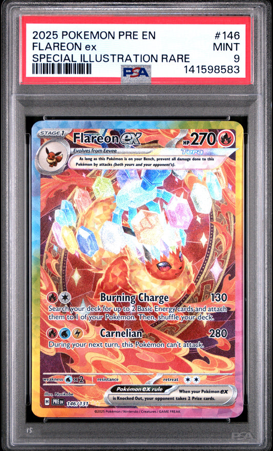 PSA9- flareon ex -#146