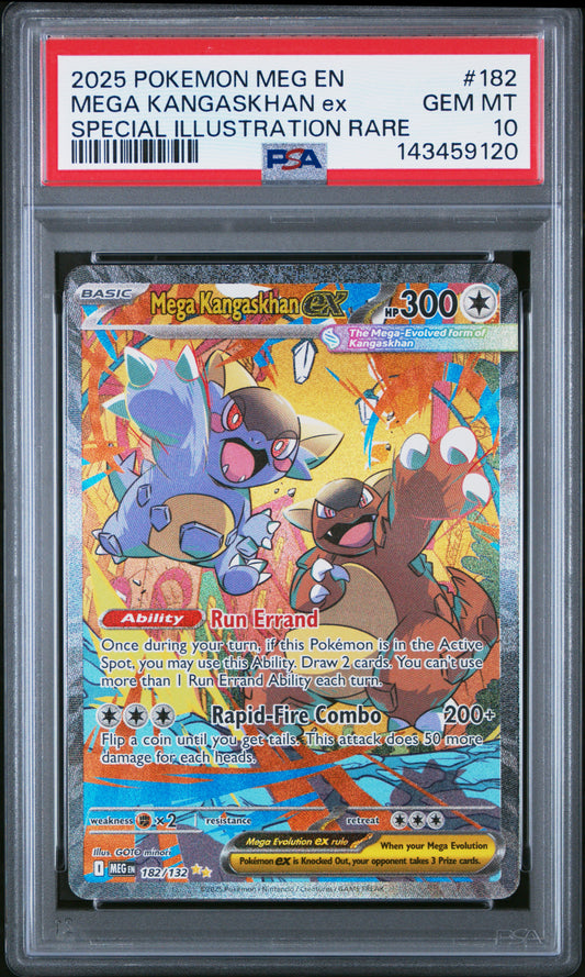 PSA10- mega kangaskhan ex -#182