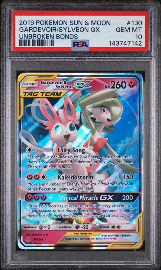 PSA10- gardevoir & sylveon gx -#130