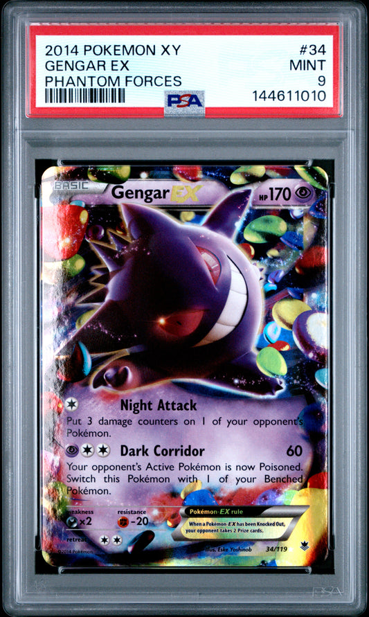 PSA9- gengar ex -#34