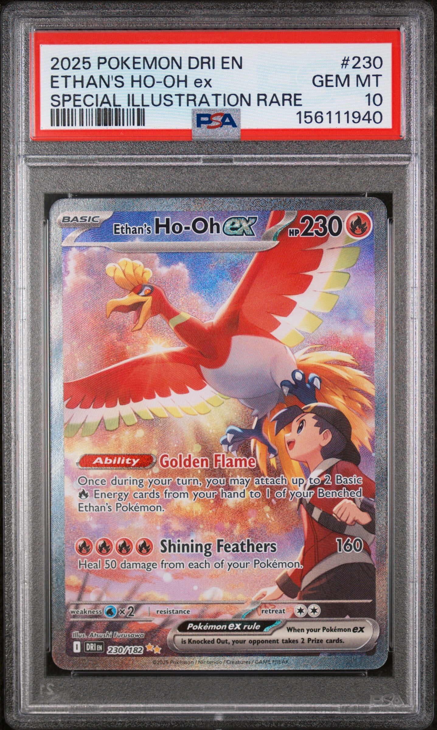 PSA10- ethan's ho-oh ex -#230