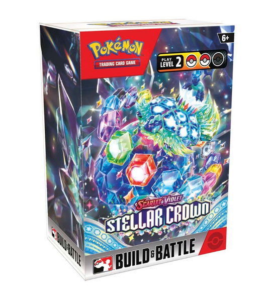 Pokemon SV7 Stellar Crown Build and Battle Box