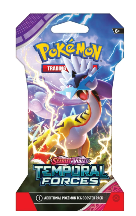 Pokemon SV5 Temporal Forces Sleeved Booster Pack