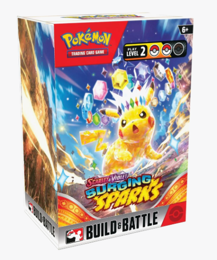 Pokemon TCG SV08 Surging Sparks Build & Battle Box