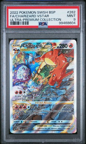 PSA9- charizard vstar promo #262