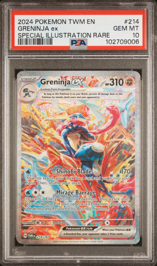 PSA10- greninjia ex #214