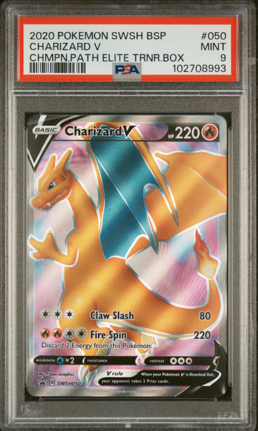 PSA9-CHARIZARD V-#050