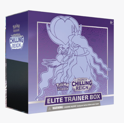 Pokemon TCG SWSH06 Chilling Reign Elite Trainer Box (STYLE MAY VARY)