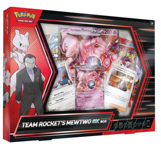 Pokemon TCG Team Rocket's Mewtwo ex Box