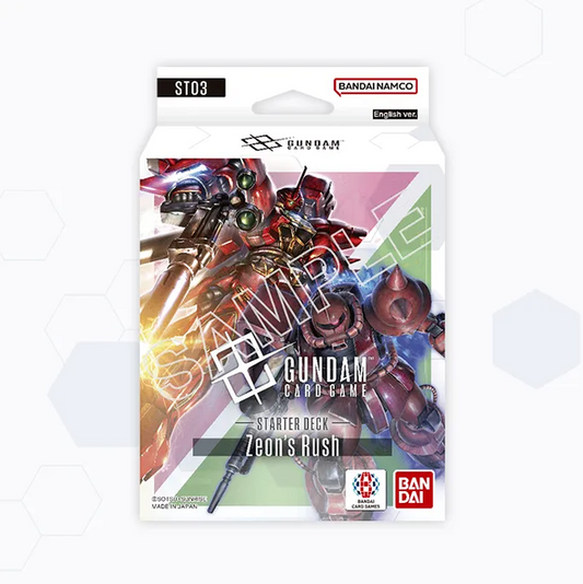 Gundam TCG Starter Deck 03: Zeon's Rush