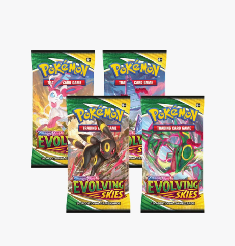 Pokemon TCG SWSH07 Evolving Skies Booster Pack (STYLE MAY VARY)
