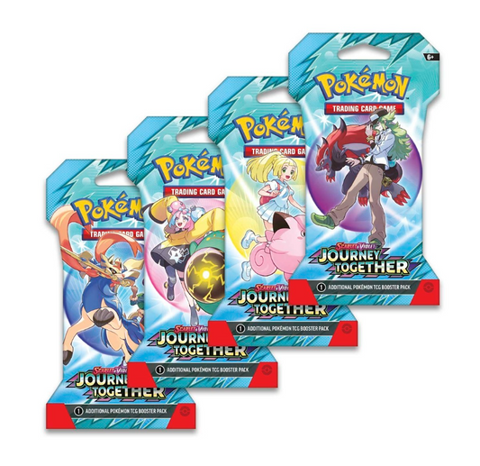 Pokémon TCG SV09 Journey Together Sleeved Booster Pack (STYLE MAY VARY)