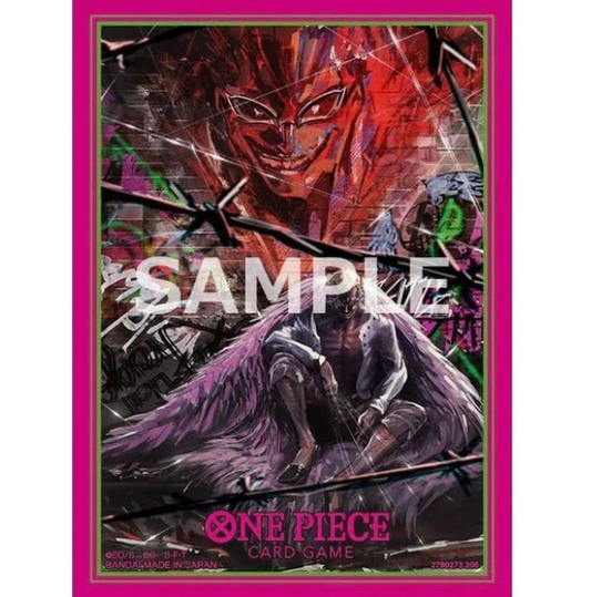 One Piece Card Game Official Sleeves: TCG+ Store Edition Vol. 4 - Donquixote Doflamingo (70-Pack)