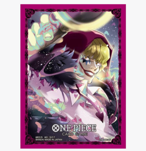 One Piece Card Game Official Sleeves: Assortment 11 - Donquixote Rosinante (70-Pack)
