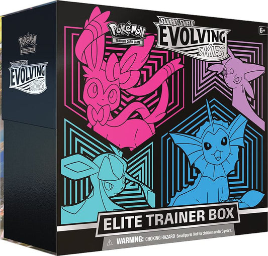 Pokemon TCG SWSH07 Evolving Skies Elite Trainer Box (Sylveon)