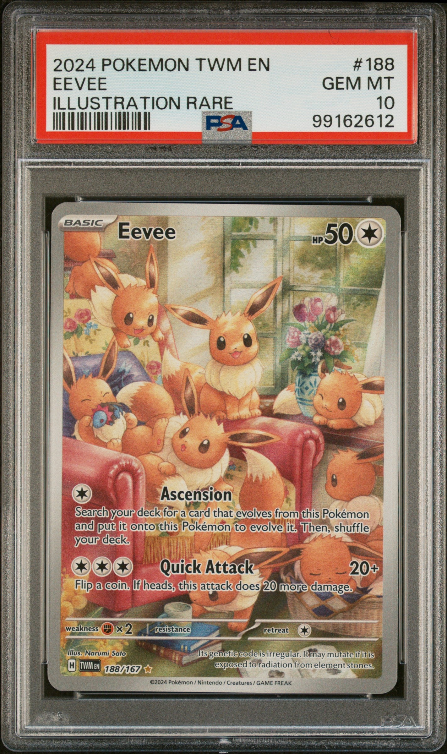 PSA10- EEVEE -#188