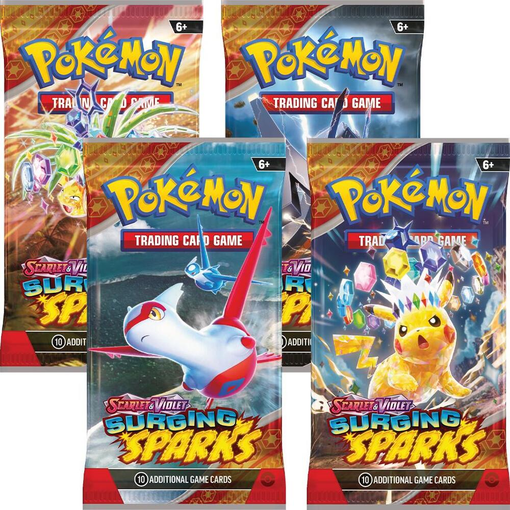 Pokemon TCG SV08 Surging Sparks Booster Pack  (STYLE MAY VARY)