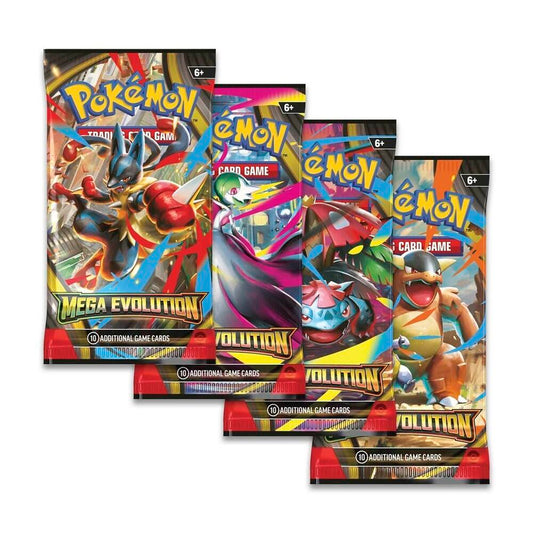 Pokemon TCG Mega Evolution Booster Pack （style may vary）