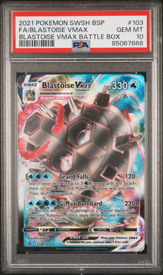 PSA10- blastoise vmax -#103
