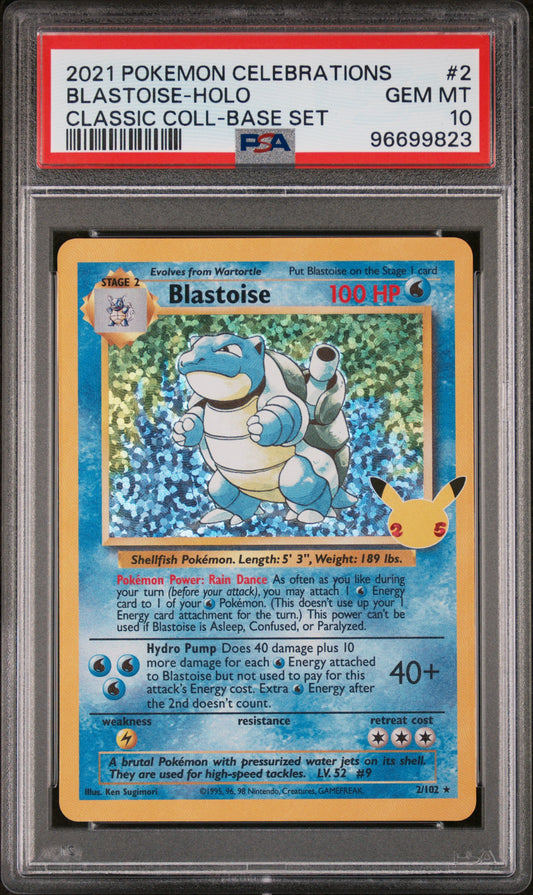 PSA10- blastoise -#2