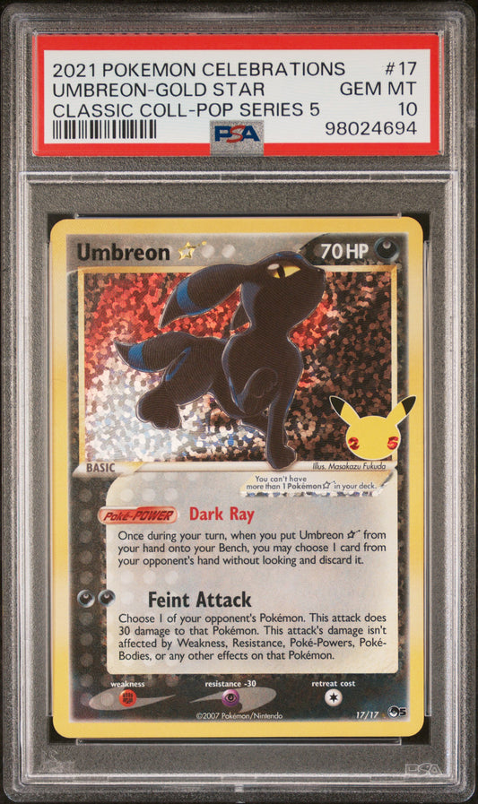PSA10- umbreon -#17