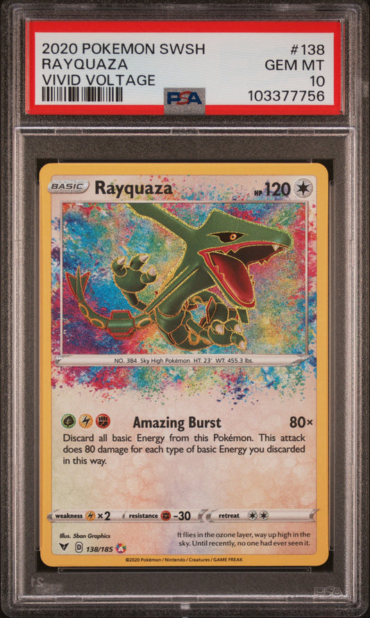 PSA10- Rayquaza -#138