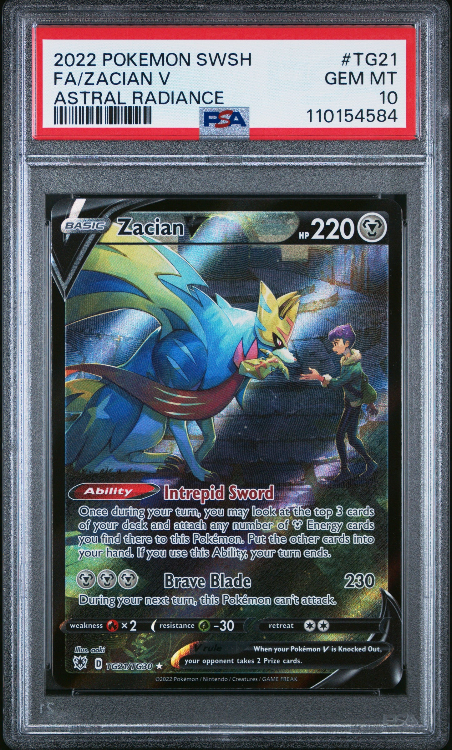 PSA10- Zacian v -#TG21