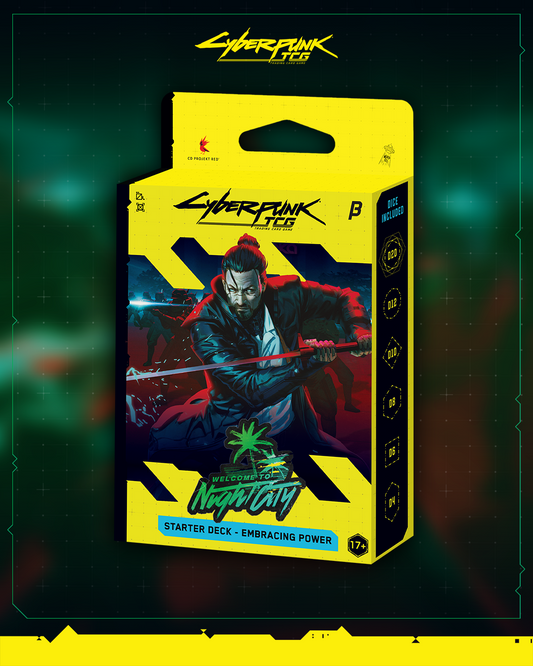 Cyberpunk TCG Beta Starter Deck Embracing Power