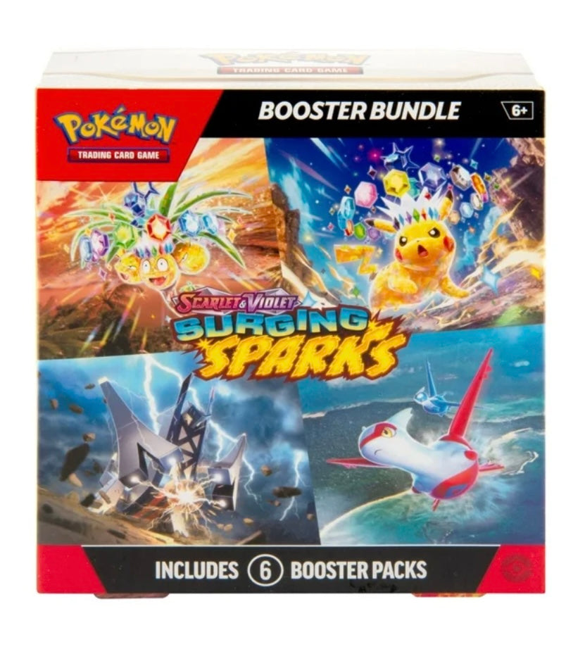 Pokemon Scarlet & Violet-Surging Sparks Booster Bundle (6 Packs)