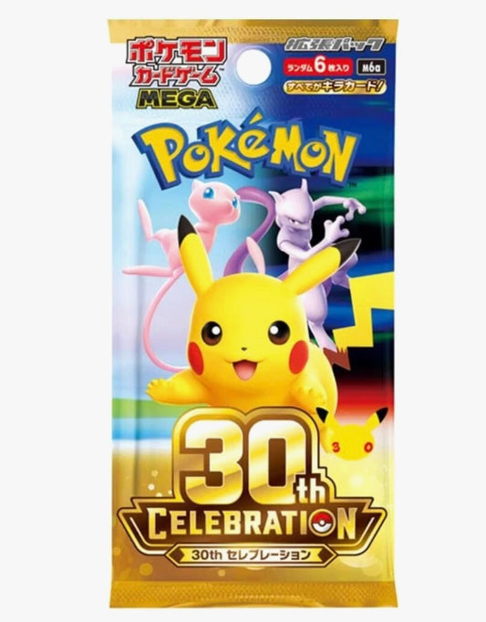 Pokemon TCG Japanese 30th Celebration Booster Pack (M6a)
