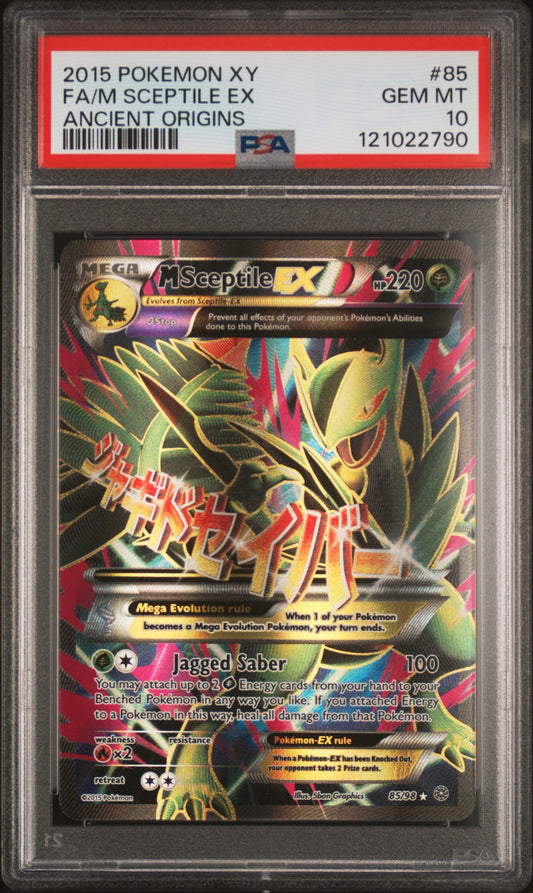 PSA10- m sceptile ex -85