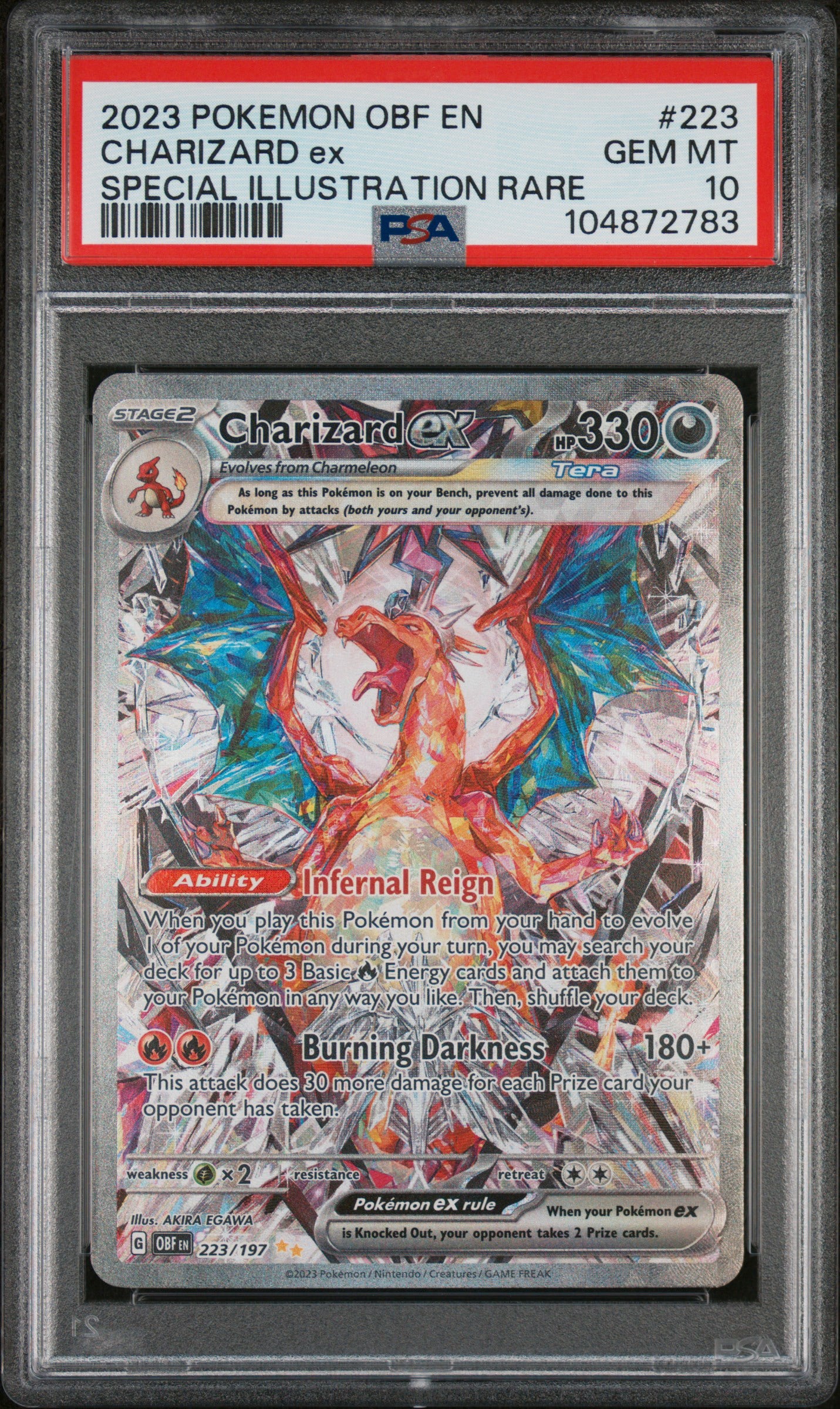 PSA10- charizard ex -#223