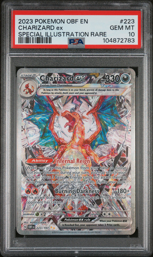 PSA10- charizard ex -#223
