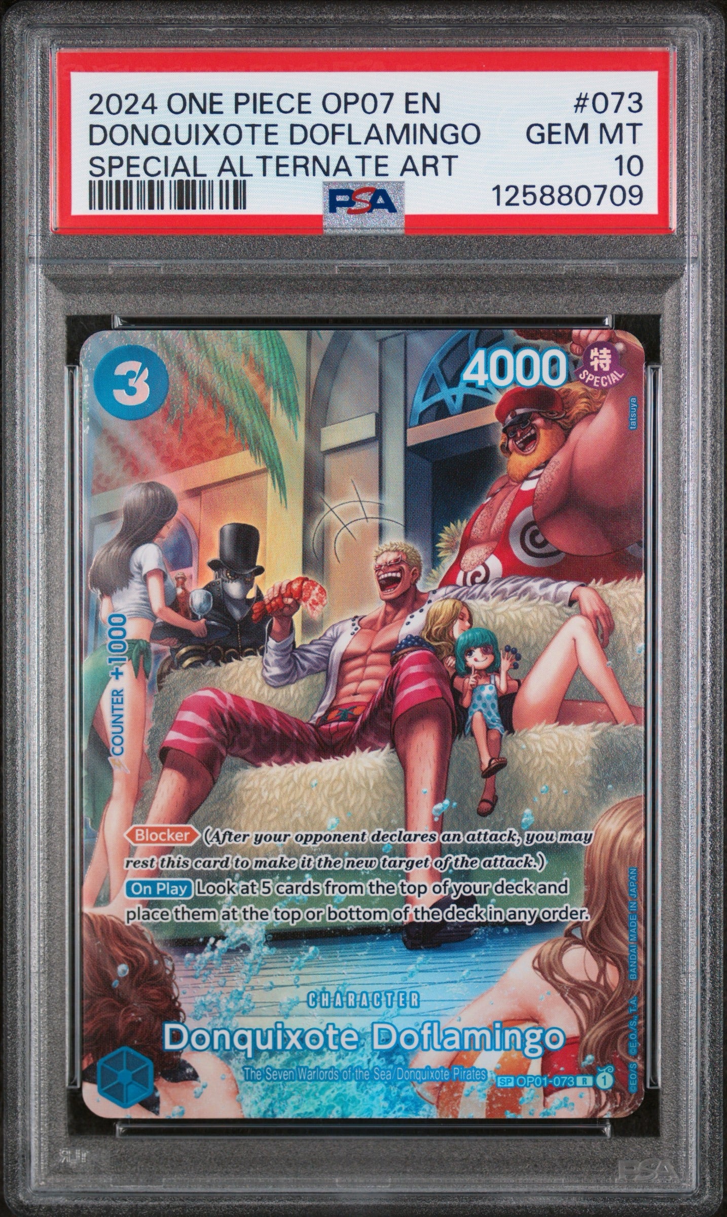 PSA10- donquixote doflamingo -#073