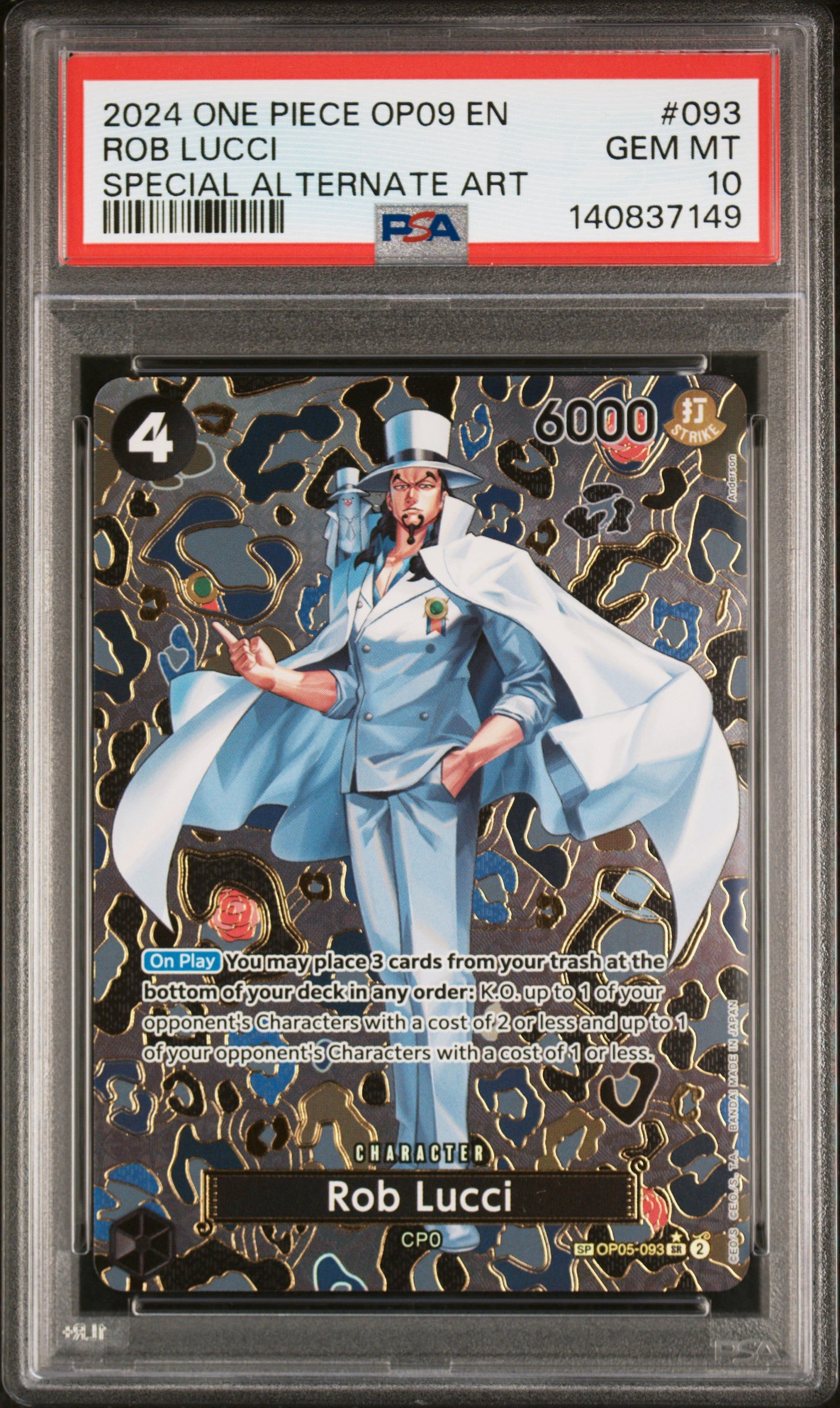 PSA10- rob lucci -#093