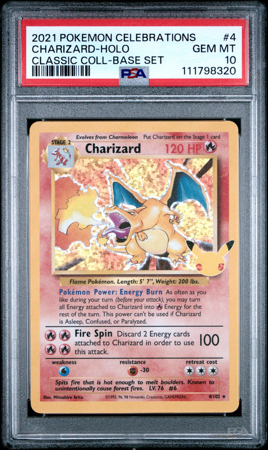 PSA10- Charizard -#4