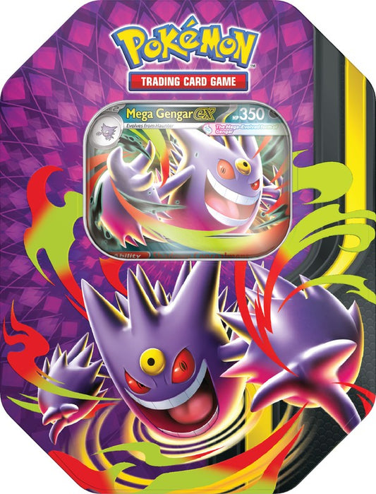 Pokemon TCG Mega Moonlit Tin （STYLE MAY VARY)