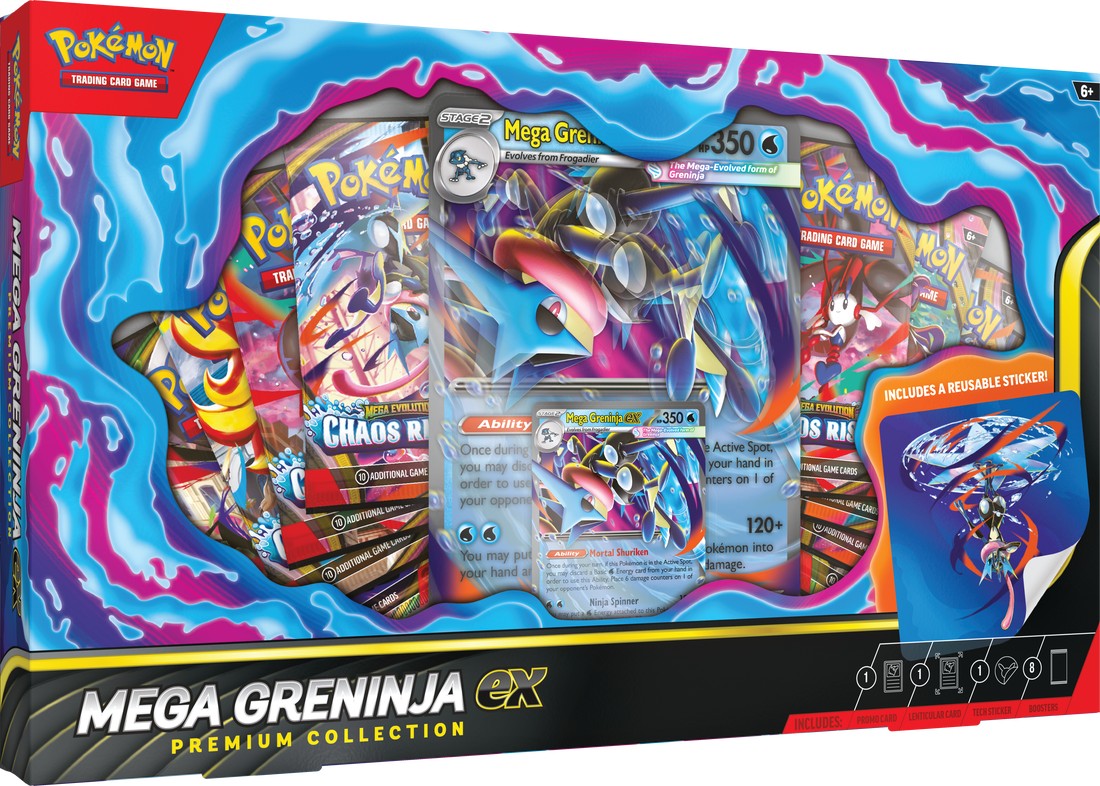 Pokemon TCG Mega Greninja ex Premium Collection