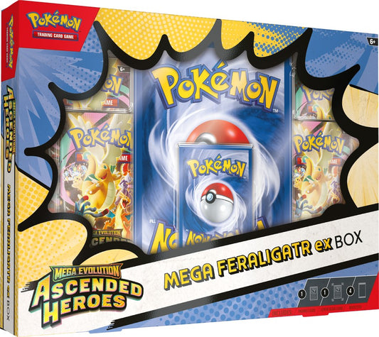 Pokemon Mega Evolutions Ascended Heroes Mega ex Box (STYLE MAY VARY)