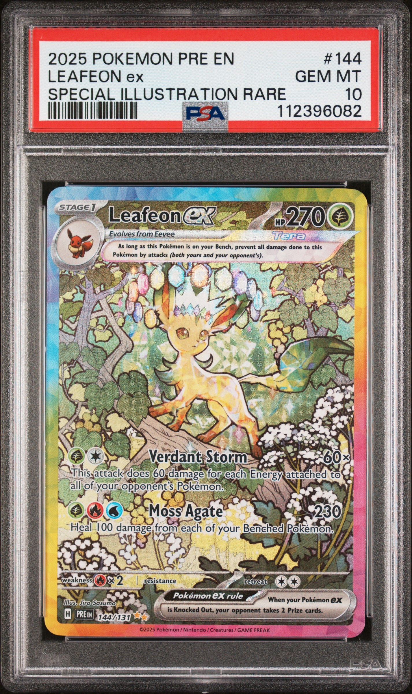 PSA10- Leafeon ex -#144