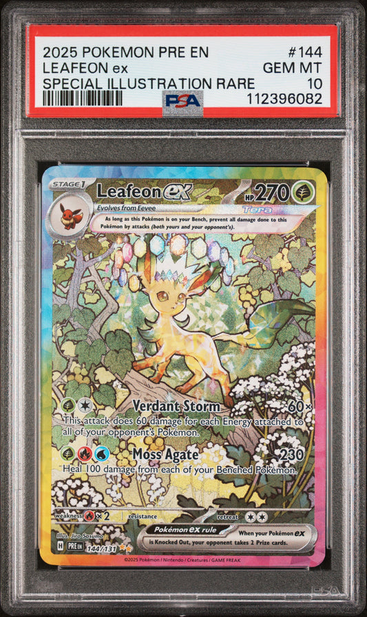 PSA10- Leafeon ex -#144