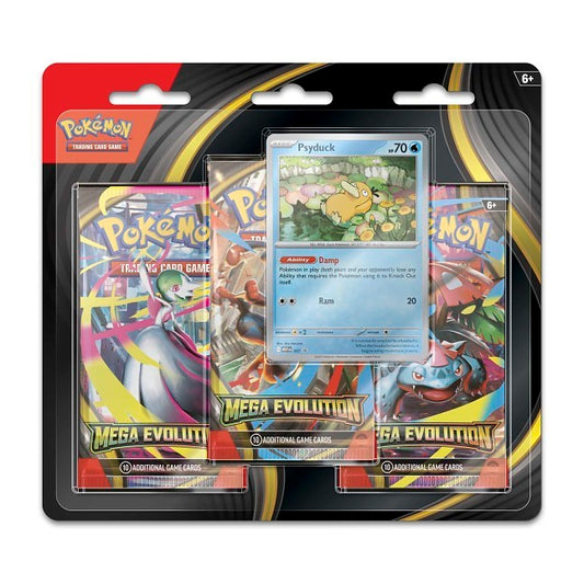 Mega Evolution 3 Pack Blister （style may vary）