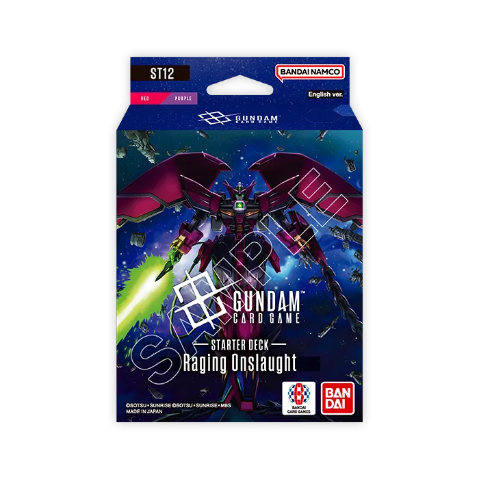 Gundam Card Game Starter Deck Raging Onslaught (ST-12）