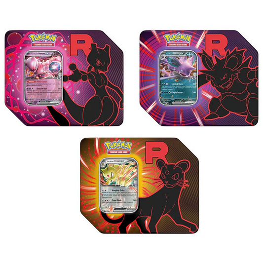 Pokemon TCG Team Rocket Tin (STYLE MAY VARY)